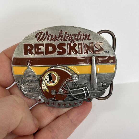 Vtg Washington Redskins Commanders 1993 Team NFL Siskiyou Belt Buckle Limited Ed - Picture 1 of 7